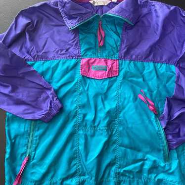 Vintage Columbia windbreaker pullover