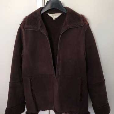 Vintage Suzuya Japan Faux Fur Shearling Suede Jack