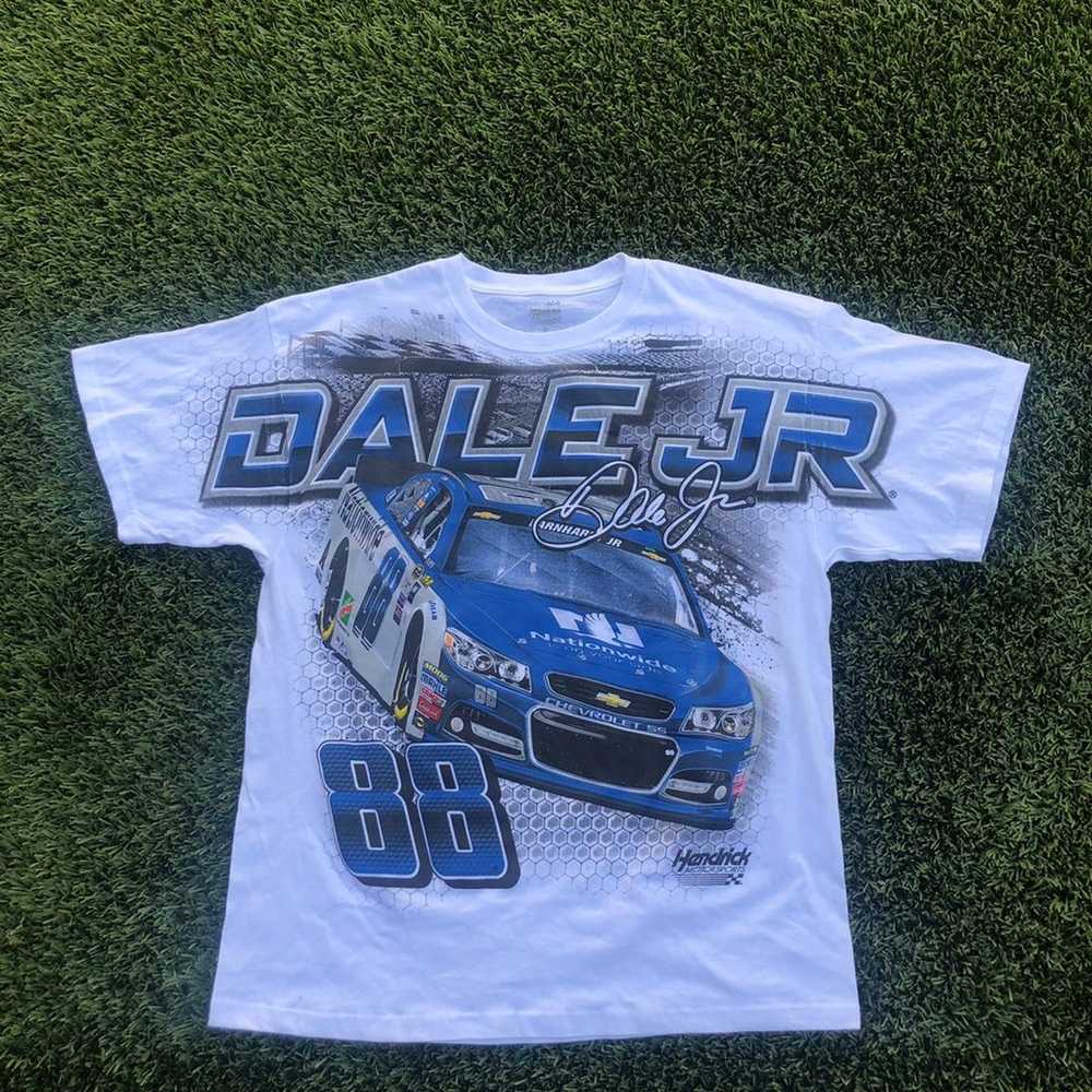 Dale jr vintage nascar tee all over print - image 1