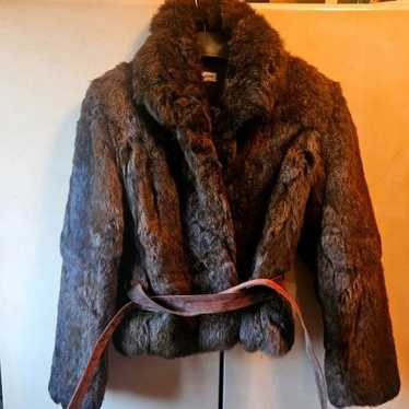 Rabbit fur jacket