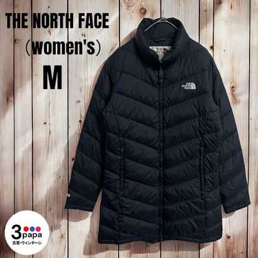 North Face 600 Fill Black Mid-Length Down Jacket f