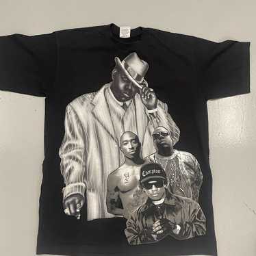 Vintage Tupac 2pac Biggie Bob Marley Smoke Legends Men's
