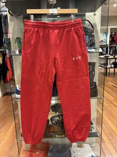 Off-White Off White Sweatpants Red