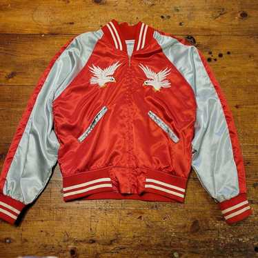 【希少】90's Japanese SOUVENIR JACKET Sukajan souvenir jacket yokosuka - Gem