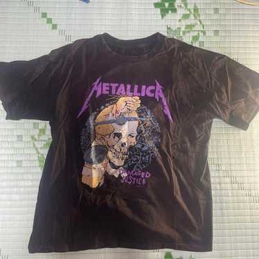 METALLICA Metallica T-shirt 80s Band T-shirt