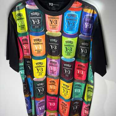 Y-3 Yohji Yamamoto Campbell soup spoof tee