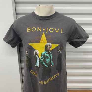 BON JOVI LOST HIGHWAY Tシャツ黒S00s archive Bon Jovi Unisex Lost Highway Concert Tour 2008 S/S T-Shirt