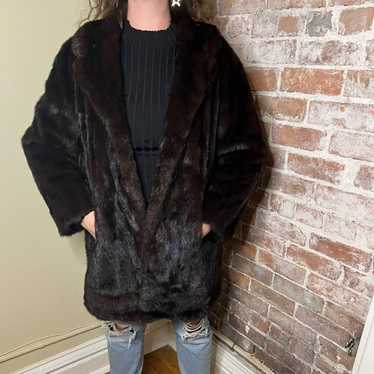 King Furs Memphis Authentic Mink Vintage Fur Coat 