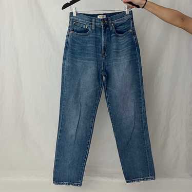 Madewell blue mom jean