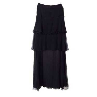 Chloe silk long skirt - Gem