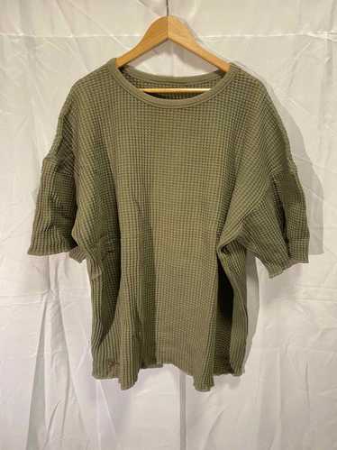 18 East 18 East Heavy Waffle Knit Short Sleeve Shi