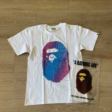 Bape Electro Neon Big Head Tee