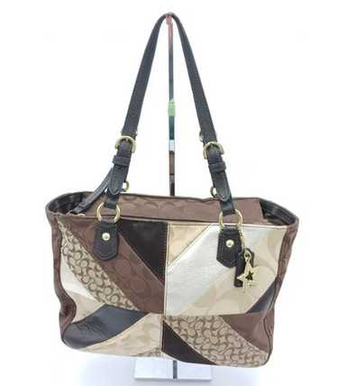 バッグ Coach Soho Patchwork Python Bag brown Coach Soho Patchwork Python Bag brown - メルカリ