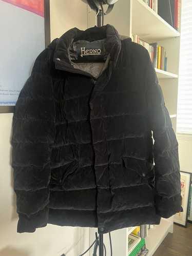 Herno Corduroy Parka (Navy)