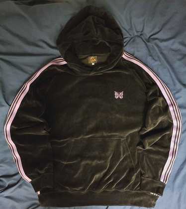 Needles Needles Velour Striped Hoodie