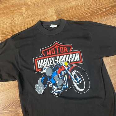 Harley Davidson St. Maarten T Shirt VINTAGE