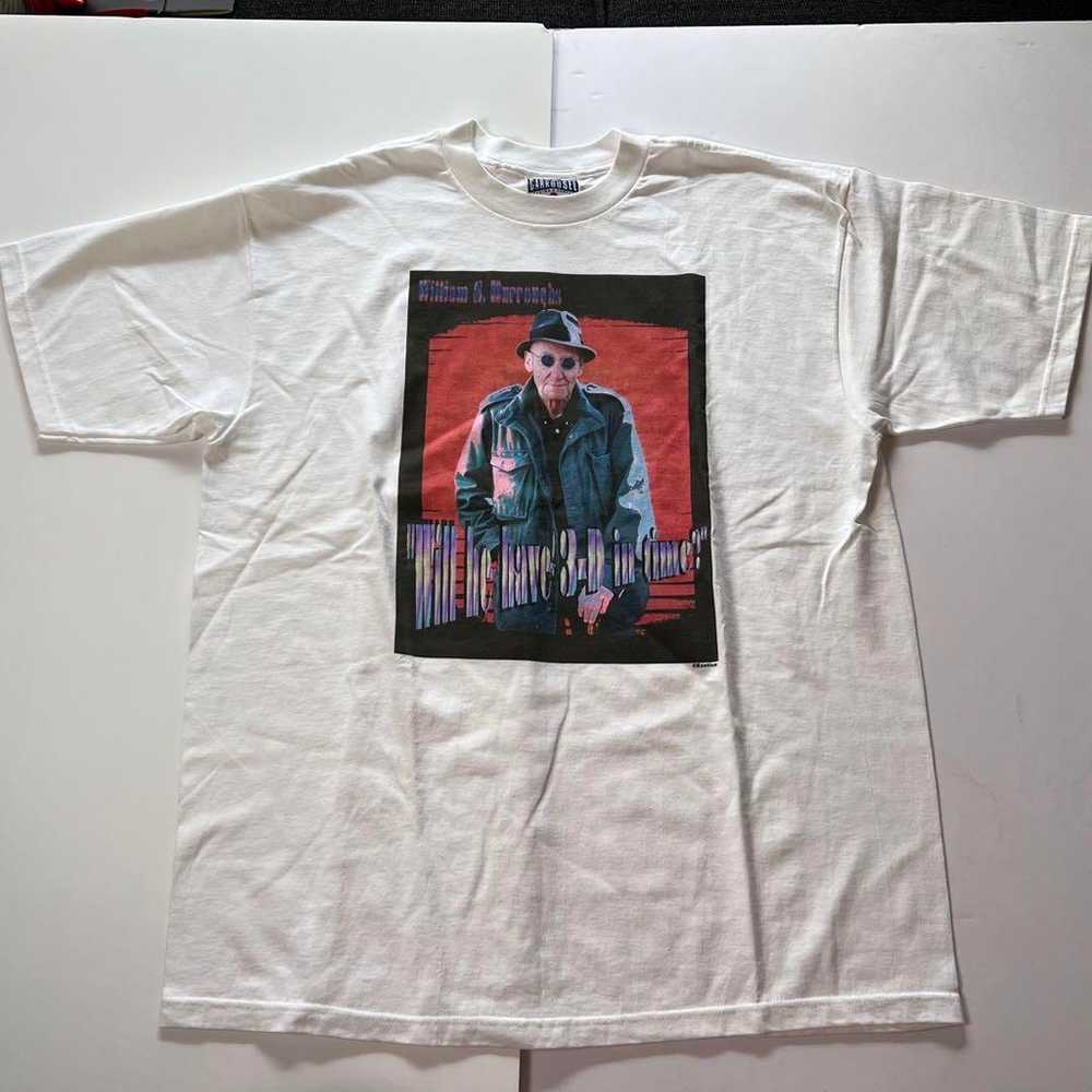 90s 00s William S. Burroughs T-shirt. - image 1