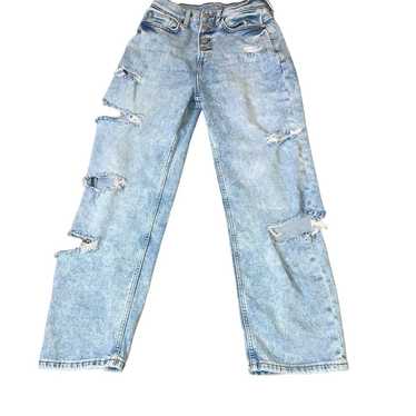 Arizona High Rise Vintage straight jeans button cl