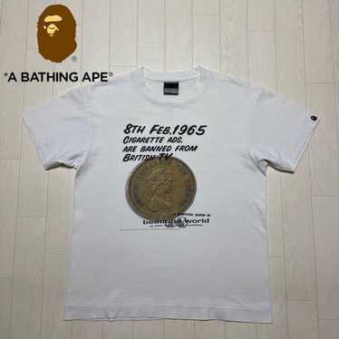 Rare A BATHING APE Initial Tag T-shirt