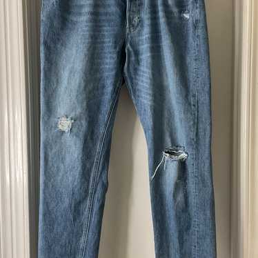 Gap 31R Vintage Straight Leg Distressed Button Fly