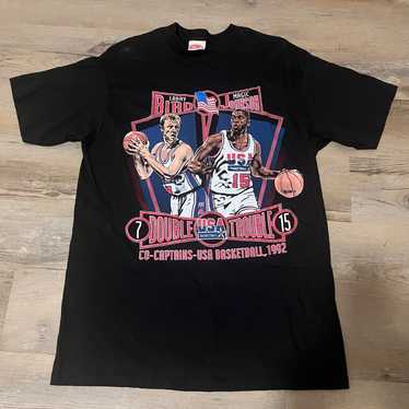 VINTAGE 1992 USA Basketball Dream Team T-Shirt Nutmeg Label