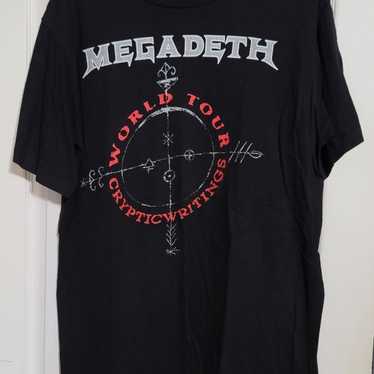 Megadeth XL Shirt Vintage Rare - Gem