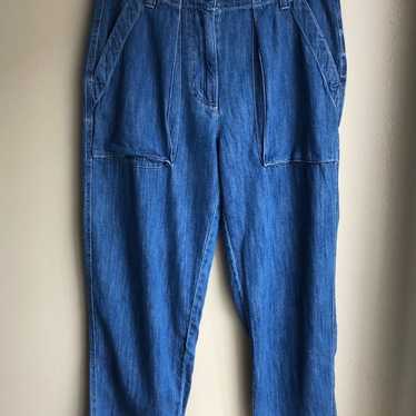 J.CREW Chambray Cargo Pant Size: 4