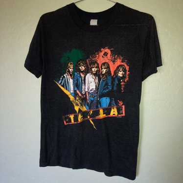【80's Vintage】TESLA Tour 1987 USA製 Tシャツ Vintage Tesla Band Shirt - Tour '87-'88 - LARGE - Spring