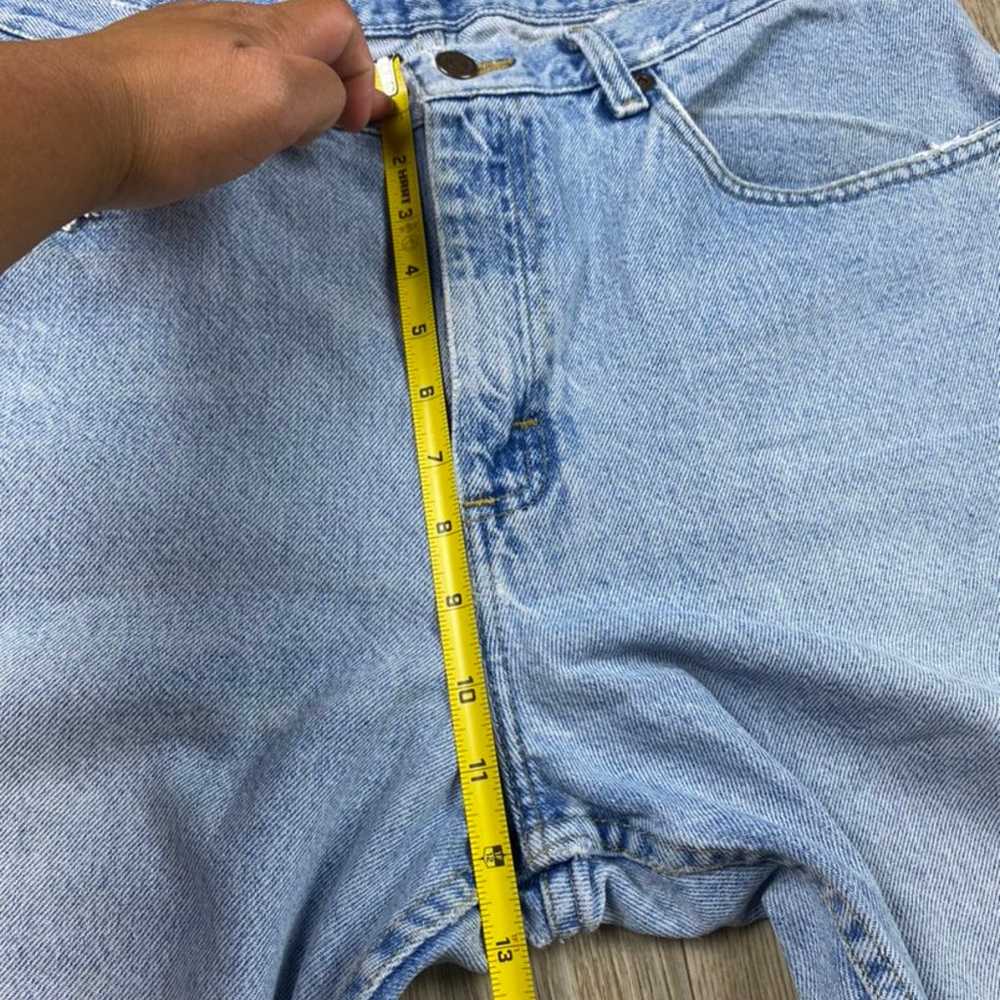 Vintage Lee light blue washed jeans - image 10