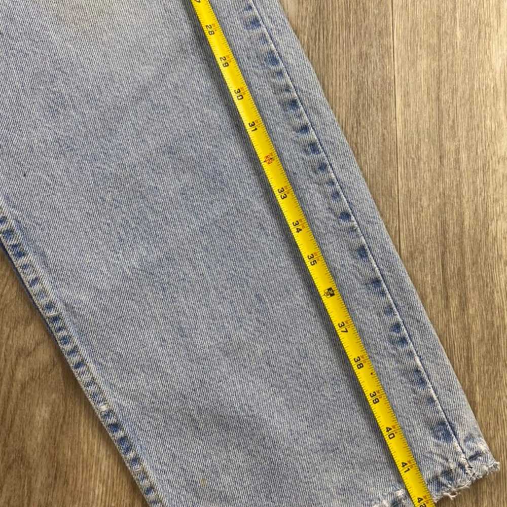 Vintage Lee light blue washed jeans - image 12