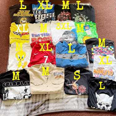 Huge shirt lot modern, y2k, vintage