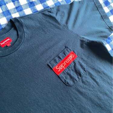 supreme_ Mesh Stripe Pocket Tee（Supreme Mesh Stripe Pocket