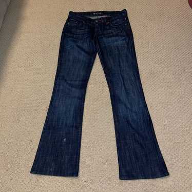 Vintage low rise flare jeans