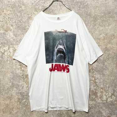 JAWS Jaws T-shirt Front print movie T-shirt