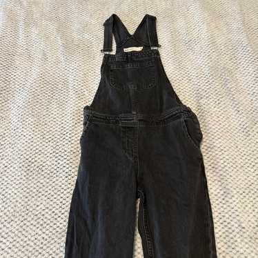 ASOS Womens Black Denim Overalls