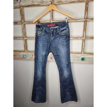 Vintage Bongo Low Rise Medium Wash Jeans Ladies Si