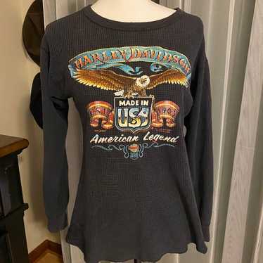 Vintage Harley Davidson thermal long sleeve