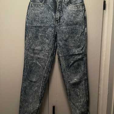 80s acid wash Rio jeans