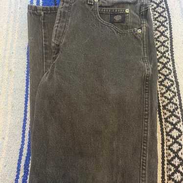 Vintage Harley Davidson Black Denim Jeans 34x30