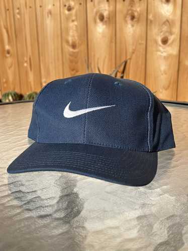 Nike × Vintage 90’s Nike Green Brim Blue Embroider