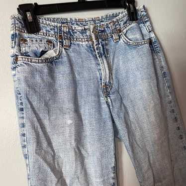 Lucky Brand Womens Vintage Tall Distressed Jeans