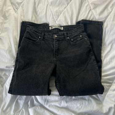 Vintage Harley Davidson Gray Black Straight Leg Je