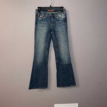 2245 vintage vigoss jeans 3/4 boot cut jeans blue