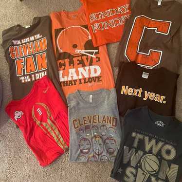 Vintage Cleveland Browns Indians Shirts