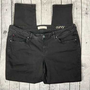 SLINK Curvy Black Skinny Jeans