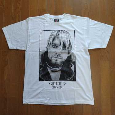 Kurt Cobain Memorial White T-shirt Kurt Cobain 196