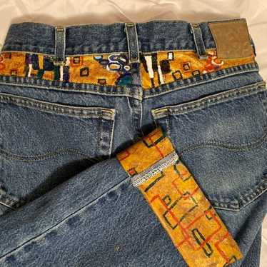 Hand Painted Vintage Jeans