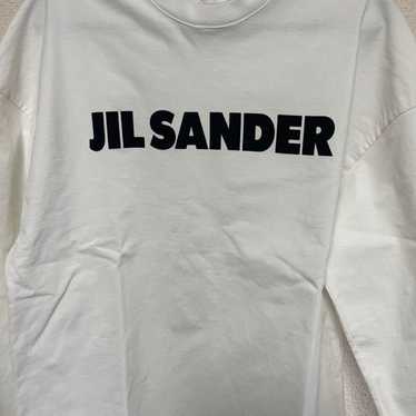 JIL SANDER Logo T-Shirt Cotton Long Sleeve T-Shirt