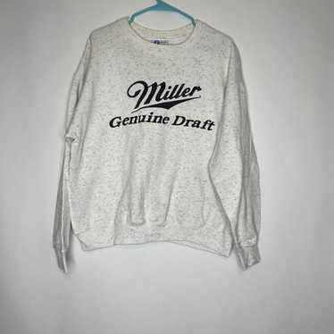 “MILLERミラー　80s USA製　スウェット” 80s】【Made in USA】MILLER スウェット XL プリント vintage