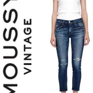 MOUSSY MV Vintage Lancaster Skinny Jeans in Dark B